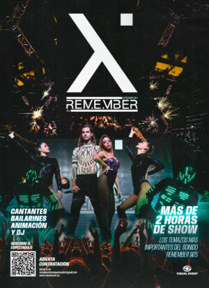 Cartel Xperiencia Remember 90’s